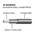owden brzdový 2P OEM teflon černý balík /50m