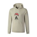 SHIMANO Mikina HOODIE zelená/červená