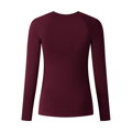 SHIMANO Triko dámské VERTEX LONG BASE LAYER bordové