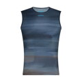 SHIMANO Triko VERTEX PRIMA SL BASE LAYER PRINTED aurora modrá