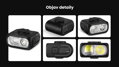 MAGICSHINE Svetlo HORI 1300 PRO predné 6f USB čierne