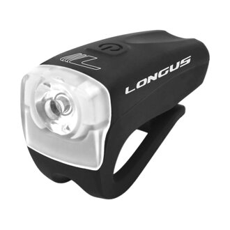 LONGUS Světlo PŘETY 3W přední LED 3f USB, černé
