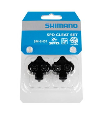 SHIMANO Zarážky SM-SH51 na pedály černé bez plátu do treter