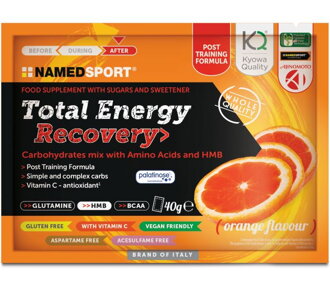 NAMEDSPORT Nápoj Total Energy Recovery pomaranč 40g prášek