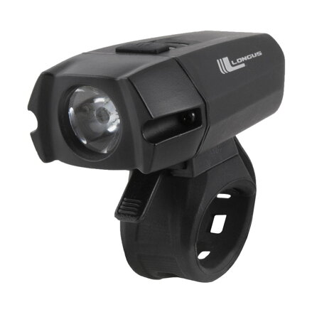 LONGUS Světlo XPG 400 přední LED/6f USB, 400lm, černé