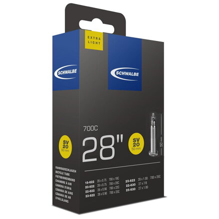 SCHWALBE duše 700x18/25C FV 50mm