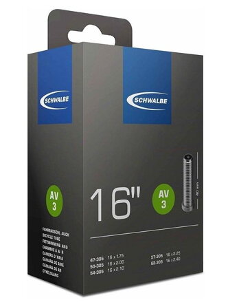 SCHWALBE duše 16x1.75/2.10 AV 40mm