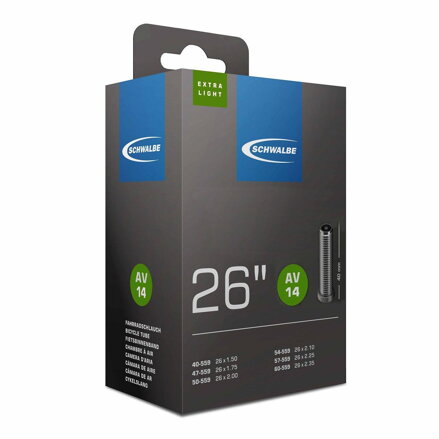 SCHWALBE Duše AV14 26x1.50/2.35 40mm (40/60-559) 130g extra light
