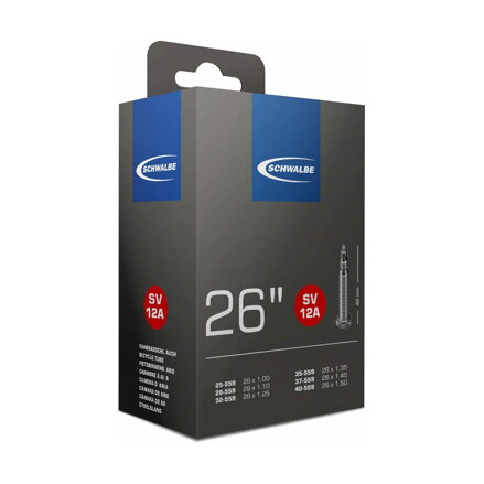 SCHWALBE Duše SV12A 26x1.00/1.50 40mm (25/40-559) 120g