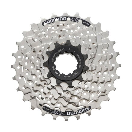 SHIMANO CS-HG41 7-kolo 11-28z. Kazeta stříbrná