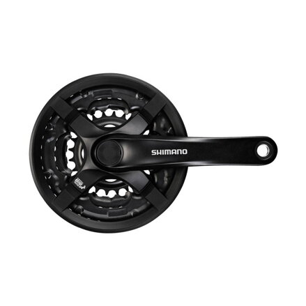 SHIMANO FC-TY501 6/7/8-k. Kliky 170mm 42/34/24z. černý s krytem na čtyřhran