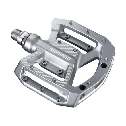 SHIMANO PD-GR500 Pedály MTB Flat stříbrné BMX, DH, slalom
