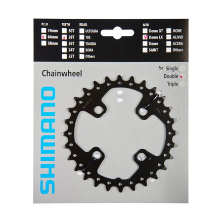 SHIMANO FC-M675 Převodník 28z. SLX 64mm