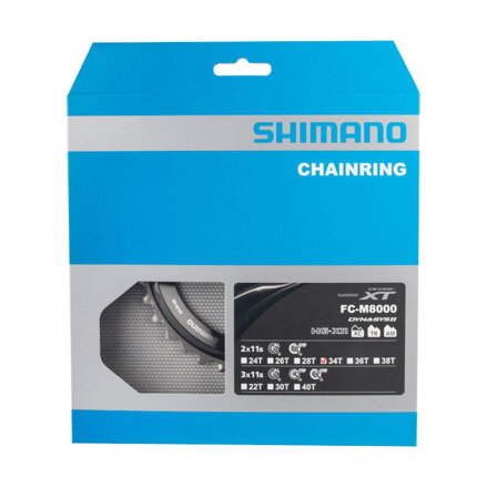 SHIMANO FC-M8000 Převodník 34z. XT 34/24z. černý 96mm