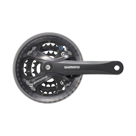 SHIMANO FC-M361 7/8-k. Kliky Acera 175mm 48/38/28z. černý s krytem na čtyřhran