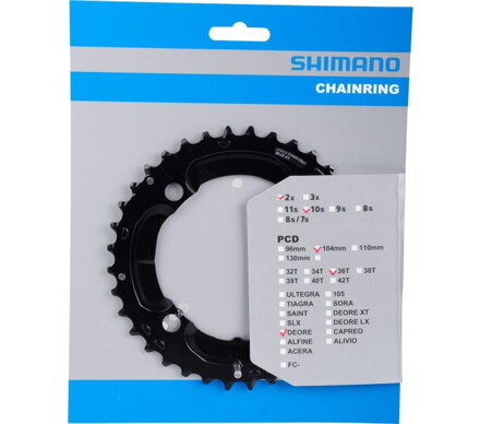 SHIMANO FC-M617/627 Převodník 36z. DEORE pro 36/22z. 104mm