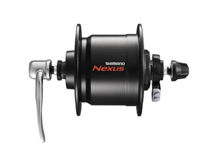 SHIMANO DH-C3000 Náboj s dynamem 6V/3W 32d. černý na r.u.+ochrana proti přepětí SMDH10