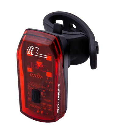 LONGUS Světlo BRAKE 5LED zadní 1f + brzda, černé