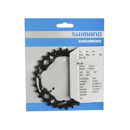 SHIMANO FC-M4000/4050 9-k. Kliky 30z. Alivio 96mm