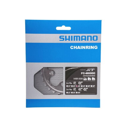 SHIMANO FC-M8000 Převodník 28z. XT 38/28z. černý 64mm