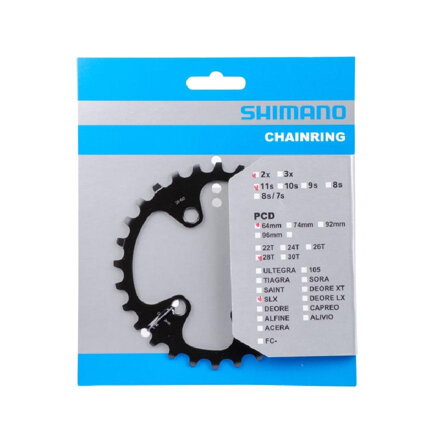 SHIMANO FC-M7000 Převodník 28z. SLX 38/28z. černý 64mm