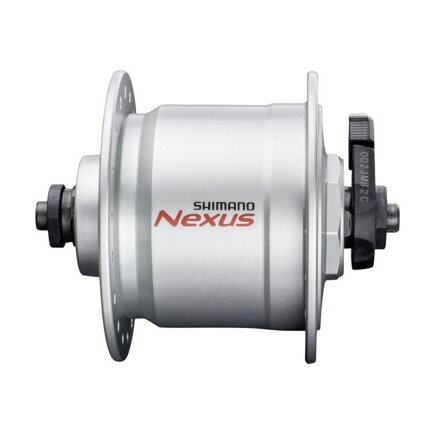 SHIMANO DH-C3000 Náboj s dynamem 6V/3W 36d. stříbr. na r.u.+ochrana proti přepětí SMDH10