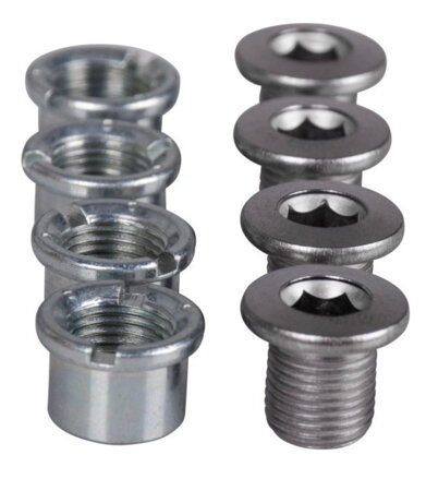SHIMANO FC-T4060/T521 Šroub + matice na převodník M8x8,5mm