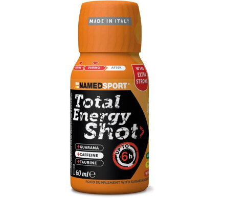 NAMEDSPORT Nápoj TOTAL ENERGY SHOT pomeranč s kofeinem 60ml