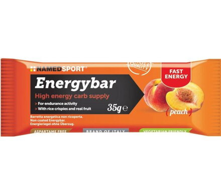 NAMEDSPORT Tyčinka ENERGYBAR broskev 35g