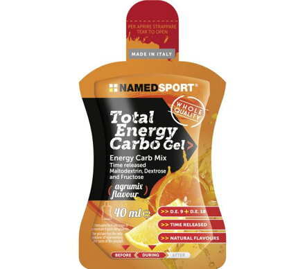 NAMEDSPORT Gél TOTAL ENERGY CARBO citrus 40ml