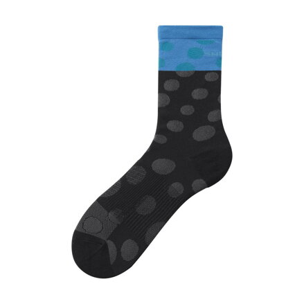 SHIMANO Ponožky ORIGINAL TALL černo/šedé tečky
