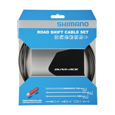 SHIMANO Kabeláž řadicí silniční Polymér komplet černá