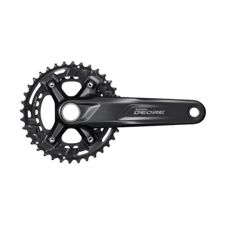 SHIMANO FC-M4100 10-k. Kliky Deore 175mm 36/26z. černý Dvojdílný