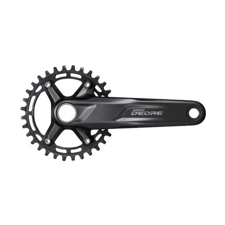 SHIMANO FC-M5100 10/11-k. Kliky Deore 175mm 32z. černý dvojdílný bez ložisek