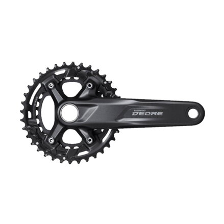 SHIMANO FC-M5100 11-k. Kliky Deore 175mm 36/26z. černý dvojdílný bez ložisek