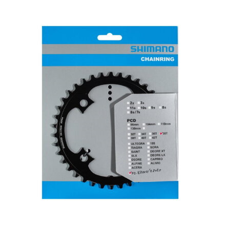 SHIMANO 11-kolo 4-ramen. Převodník 38z. bez adaptéra pro STEPS E8000
