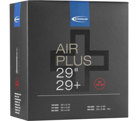 SCHWALBE Duše AIR PLUS SV19+AP 29x2.10/3.00 FV (54/65-622) 40mm 420g