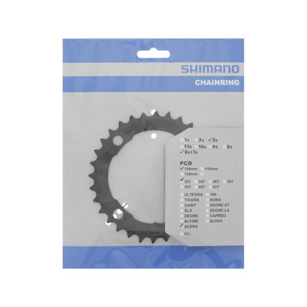 SHIMANO FC-M361 Převodník 32z na černý 104mm