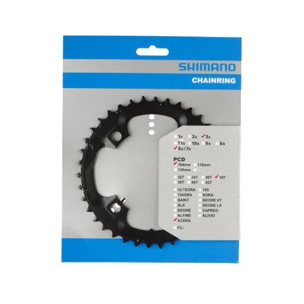 SHIMANO FC-M361 Převodník 38z. černý 104mm