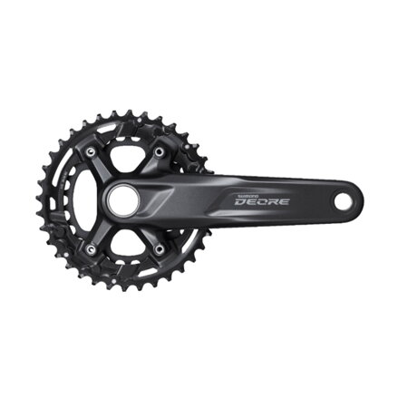 SHIMANO FC-M5100 11-k. Kliky Deore 175mm 36/26z. černý dvojdílný bez ložisek