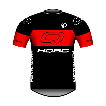 HQBC Dres QPI TEAM 2021 krátký rukáv černá/červená