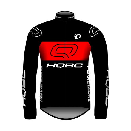 HQBC Bunda QPI TEAM 2021 proti větru černá/červená