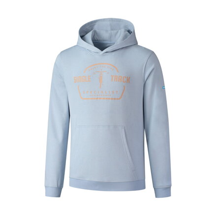 SHIMANO Mikina HOODIE modrá/bronzová