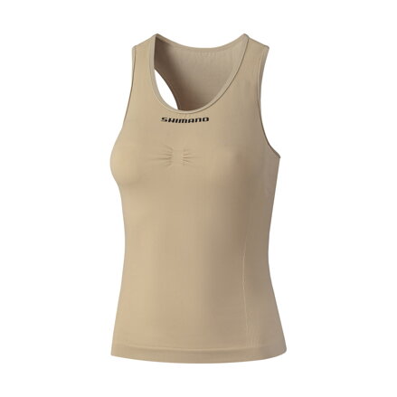 SHIMANO Triko dámské VERTEX SL BASE LAYER světle hnědé