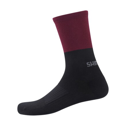 SHIMANO Ponožky ORIGINAL WOOL TALL černo/červené