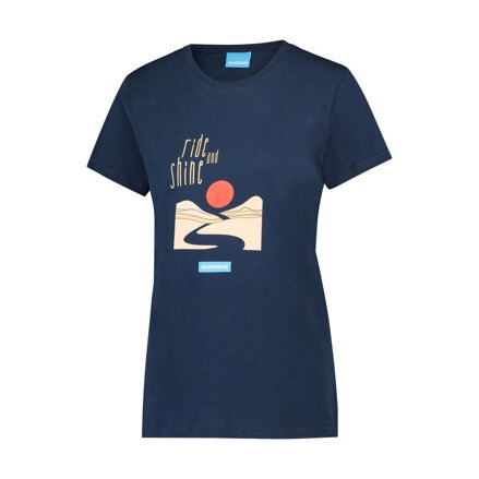 SHIMANO Triko dámské GRAPHIC TEE navy modré