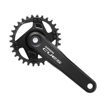 SHIMANO FC-U4000 9/10/11-k. Kliky Cues 175mm 30z. černý na čtyřhran bez ložisek
