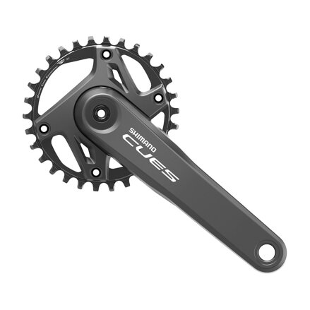 SHIMANO FC-U6000 9/10/11-k. Kliky Cues 175mm 30z. černý dvojdílný bez ložisek