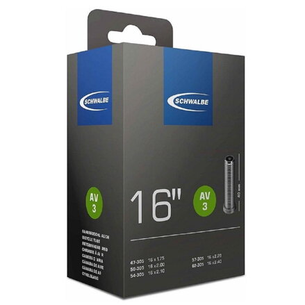 SCHWALBE Duše AV3 16x1.75/2.10 AV 40mm (47/62-305) 115g