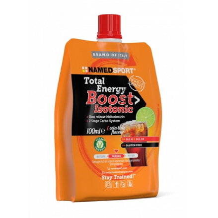 NAMEDSPORT Gél TOTAL ENERGY BOOST ISOTONIC kola/limetka 100ml DUB2025